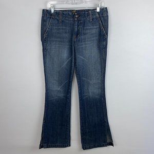 7 For all Mankind Flare Slit Side Hem Jeans 30